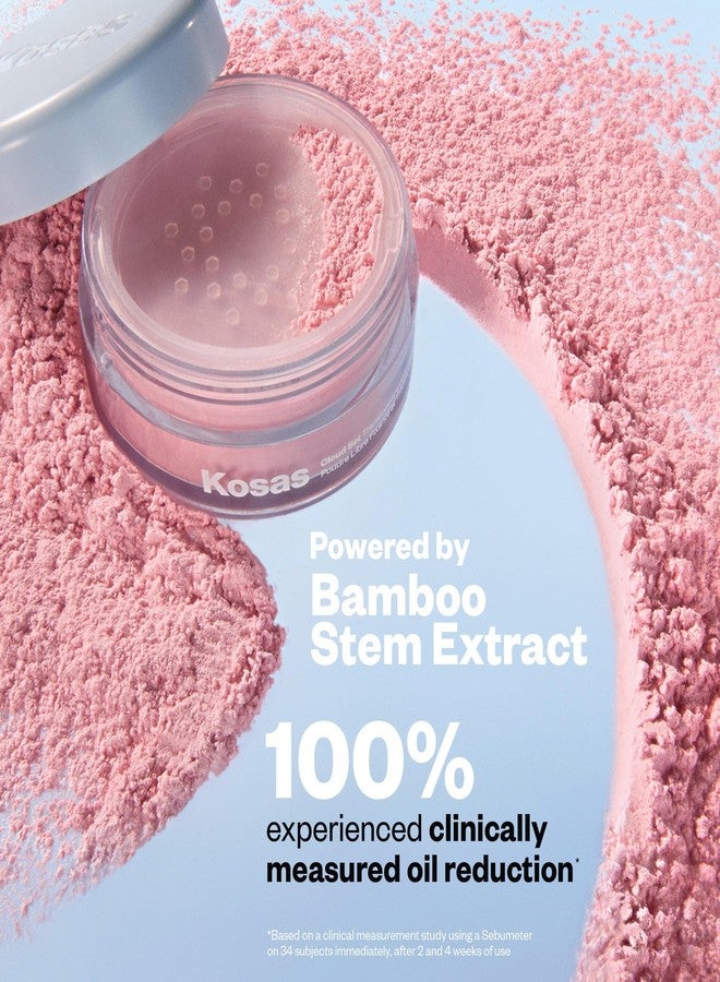 كوساس بودرة كوساس كلاود سيت السائبة - بودرة وجه شفافة للتثبيت والتنعيم وخالية من التلك بلون حلوى شفافة (وردي شفاف للغاية) - Image 3